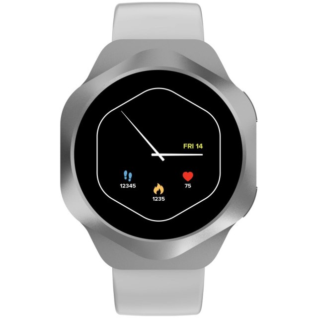 Smartwatch CANYON Hexagon 88 srebrny